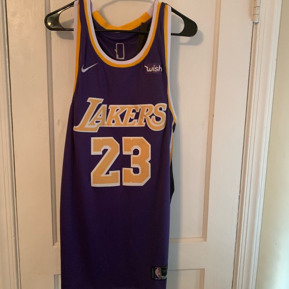 authentic lebron laker jersey